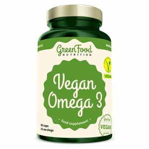 GREENFOOD NUTRITION Vegan omega 3 90 kapslí obraz