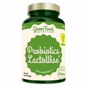 GREENFOOD NUTRITION Probiotics lactowise 60 kapslí obraz