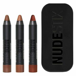 NUDESTIX Dárková sada dekorativní kosmetiky 90`s Nude Lips Mini 3 kusy obraz