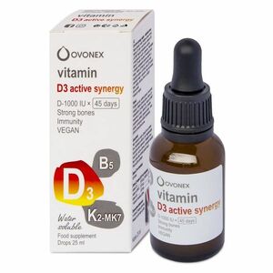 OVONEX Vitamín D3 1000 IU active synergy 25 ml obraz