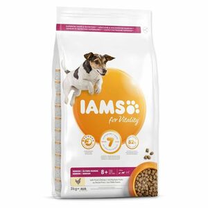 IAMS Dog Senior Small & Medium Chicken granule pro psy 1 kus, Hmotnost balení (g): 3 kg obraz