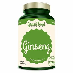 GREENFOOD NUTRITION Ginseng 90 kapslí obraz