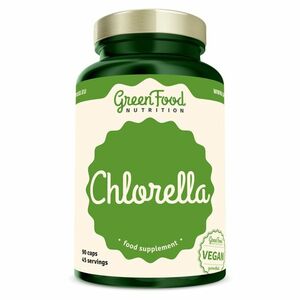 GREENFOOD NUTRITION Chlorella 90 kapslí obraz