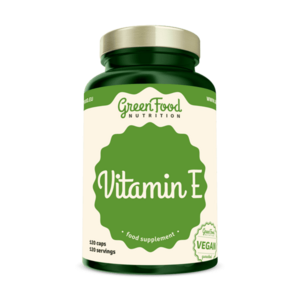 GREENFOOD NUTRITION Vitamin E 120 kapslí obraz