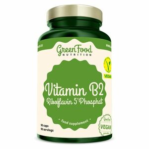 GREENFOOD NUTRITION Vitamin B2 riboflavin 5'phosphat 90 kapslí obraz