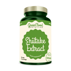 GREENFOOD NUTRITION Shiitake extract 120 kapslí obraz