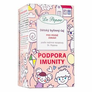 DR. POPOV Dětský bylinný čaj podpora imunity 20 x 1.5 g obraz