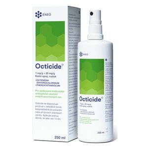 ENEO Octicide 1 mg/g + 20 mg/g kožní sprej, roztok 250 ml obraz