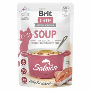 BRIT Care Cat Soup with Salmon vývar pro kočky 75 g obraz