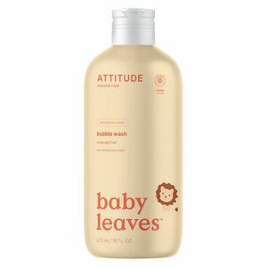 ATTITUDE Baby leaves dětská pěna do koupele s vůní hruškové šťávy 473 ml obraz