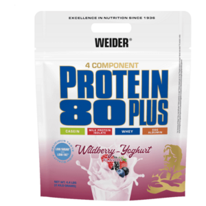 WEIDER Protein 80 plus lesní plody a jogurt 2000 g obraz