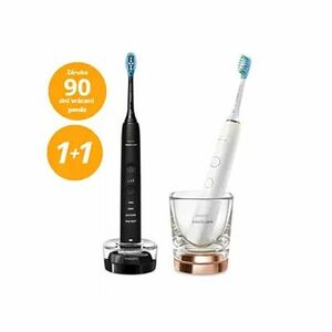 PHILIPS SONICARE 9000 DiamondClean HX9914/57 Black/RoseGold 1 + 1 obraz