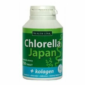 HEALTH LINK Chlorella japan + kolagen 750 tablet obraz