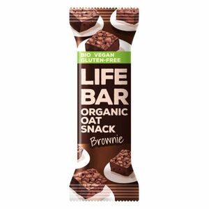 LIFEFOOD Lifebar Oat snack brownie BIO 40 g obraz