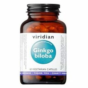 VIRIDIAN Nutrition Ginkgo Biloba 60 kapslí obraz