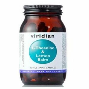 VIRIDIAN Nutrition L-Theanine & Lemon Balm 90 kapslí obraz