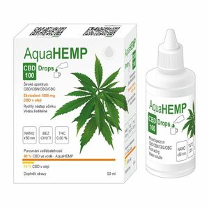 OVONEX AquaHEMP CBD 100 kapky 50 ml obraz