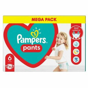 PAMPERS Pants vel.6 Plenkové kalhotky 15+kg 84 ks obraz