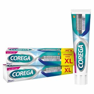 COREGA Extra silný fixační krém bez příchuti XL 2 x 70g obraz