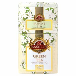 BASILUR 2v1 Jasmine & Green zelený sypaný čaj 100 g obraz