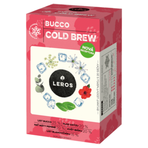 LEROS Bucco Cold Brew bylinný čaj 20 sáčků obraz