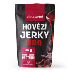 ALLNATURE Beef bbq jerky sušené maso 25 g obraz