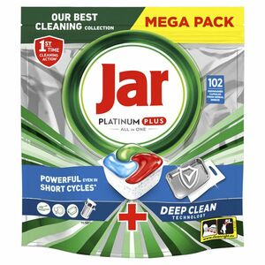 JAR Tablety do myčky Platinum Plus Blue Deep Clean 102 kusů obraz