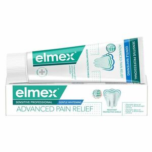 ELMEX Sensitive Professional Gentle Whitening Advanced Pain Relief zubní pasta pro citlivé zuby 75 ml obraz