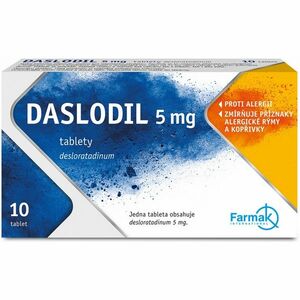 DASLODIL 5 mg 10 tablet obraz