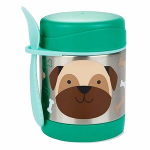 SKIP HOP Zoo termoska na jídlo se lžičko/vidličkou mopslík 12m+ 325 ml obraz