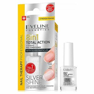 EVELINE Spa Nail Total 8v1 Silver 12 ml obraz