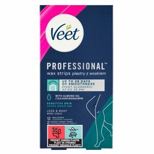 VEET Professional studené voskové pásky pro citlivou pokožku 12 kusů obraz