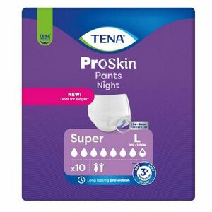 TENA Proskin pants night super large inkontinenční kalhotky L 10 kusů obraz