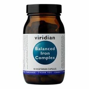 VIRIDIAN Nutrition Balanced Iron Complex 90 kapslí obraz