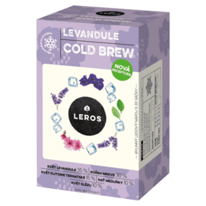 LEROS Levandule Cold Brew bylinný čaj 20 sáčků obraz