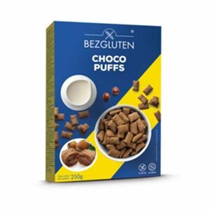 BEZGLUTEN Choco puffs kakaové polštářky s náplní 250 g obraz