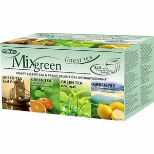 MIX GREEN Zelený čaj & zelený čaj aromatizovaný 20 sáčků obraz