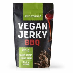 ALLNATURE Vegan BBQ Jerky sušené sójové kousky 25 g obraz