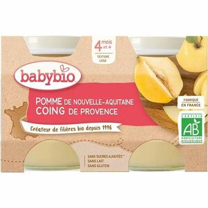 BABYBIO Jablko kdoule z Provence 2 x 130 g obraz