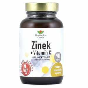 EKOMEDICA Zinek + vitamín C 90 kapslí obraz