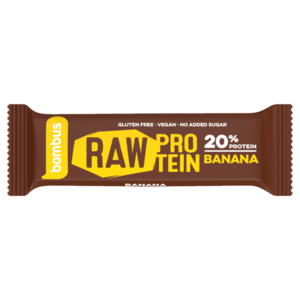 BOMBUS Raw proteinová tyčinka banánová 50 g obraz