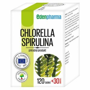 EDENPHARMA Chlorella Spirulina 150 tablet obraz