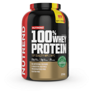 NUTREND 100 % Whey protein banán a jahoda 2250 g obraz