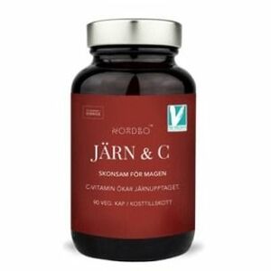 NORDBO Järn a vitamín C 90 kapslí obraz