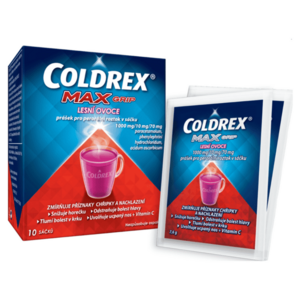 COLDREX MAX Grip lesní ovoce prášek pro perorální roztok 10 sáčků obraz