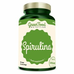 GREENFOOD NUTRITION Spirulina 90 kapslí obraz