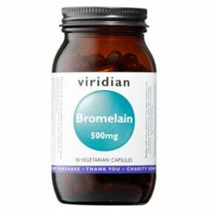 VIRIDIAN Nutrition Bromelain 500 mg 90 kapslí obraz