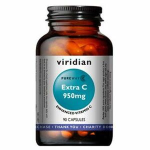 VIRIDIAN Nutrition Extra C 950 mg 90 kapslí obraz