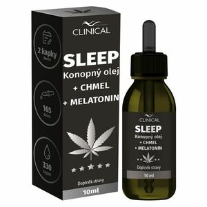 CLINICAL Sleep konopný olej + chmel + melatonin 10 ml obraz