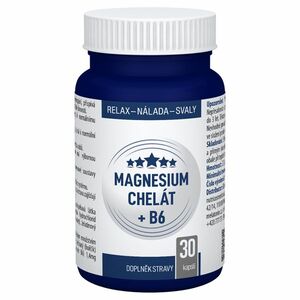 CLINICAL Magnesium chelát + B6 30 kapslí obraz